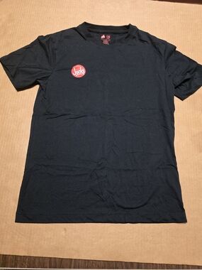 Jacks Men's Tee Black Logo Crew Neck T-Shirt SZ S